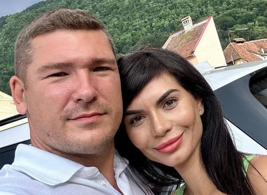 Călin Donca și soția