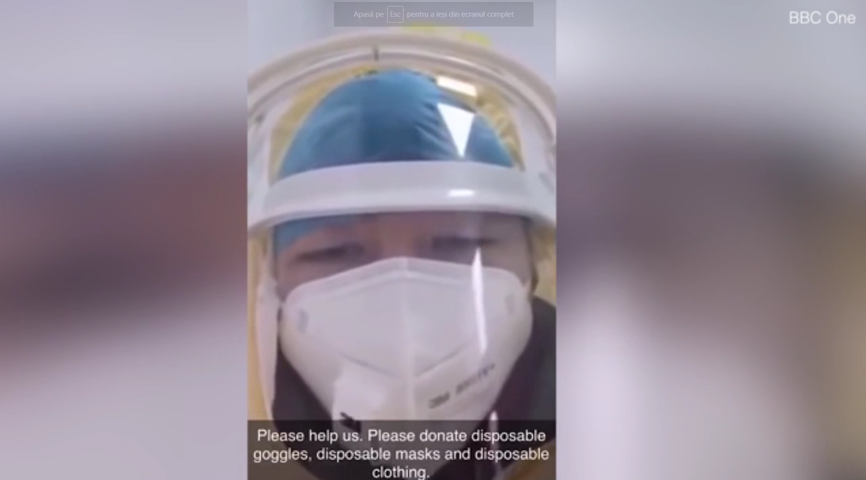Mărturiile copleşitoare ale unei asistente din Wuhan despre coronavirus: “Aş vrea să transmit tuturor celor care văd acest clip video…”