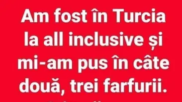 BANCUL ZILEI | De ce își umple românii farfuriile la all-inclusive în Turcia, de fapt