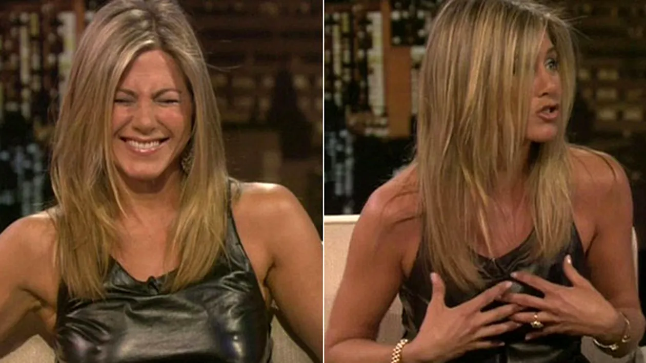 Au salivat barbatii in fata televizorului. Lui Jennifer Aniston i s-au intarit sfarcurile in direct la tv