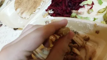 Un client a avut un șoc când a văzut ce conține shaorma pe care tocmai o cumpărase de la fast-food. Ingredientele nu corespundeau