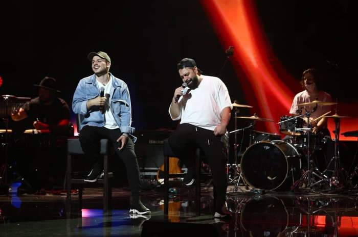 Adrian Petrache, la un pas de descalificare în finala X Factor din cauza lui Florin Salam! Manelistul l-a lăsat singur în ultima ediție a show-ului de la Antena 1 | VIDEO