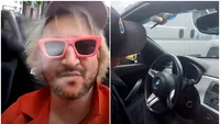 Alex Dobrescu s-a dat din nou în spectacol și s-a făcut de râs în trafic! Filmarea s-a viralizat rapid