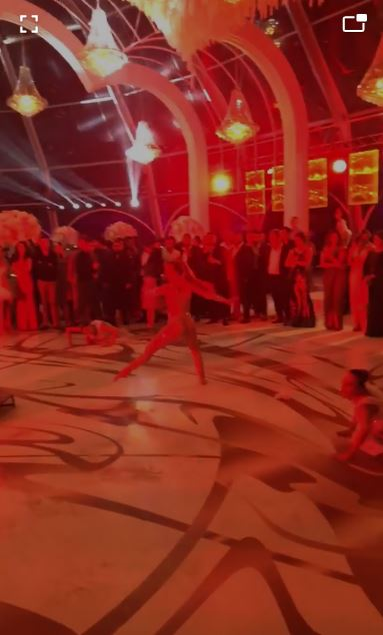 Din spectacol nu a lipsit și un număr de gimnastică