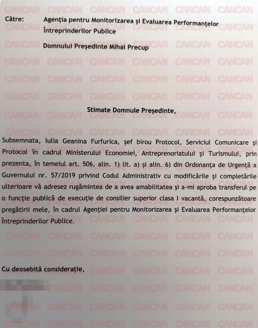 Iulia Geanina Furfurică visează să ajungă la AMEPIP