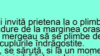 Bancul zilei. Un tip își invită prietena la o plimbare într-o pădure de la marginea orașului