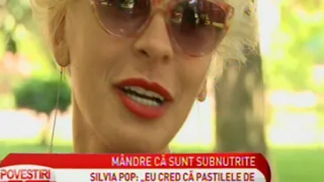 Kilogramele in plus le fac pe unele vedete sa o ia razna! Silvia Pop: Apreciez femeile care se infometeaza