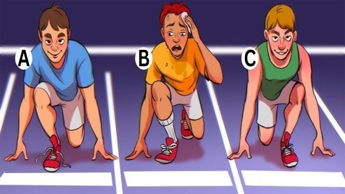 Test de inteligență | Care dintre acești 3 atleți va câștiga cursa? 99% răspund greșit