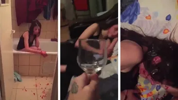 Imaginile care au șocat România de 1 decembrie! Un tânăr din Ploiești și-a filmat iubita în timp ce o măcelărește! Fata stă în cadă, plină de sânge și...