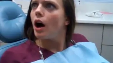 Asa ceva nu ai mai vazut! Cat de debusolata este dupa vizita la dentist!