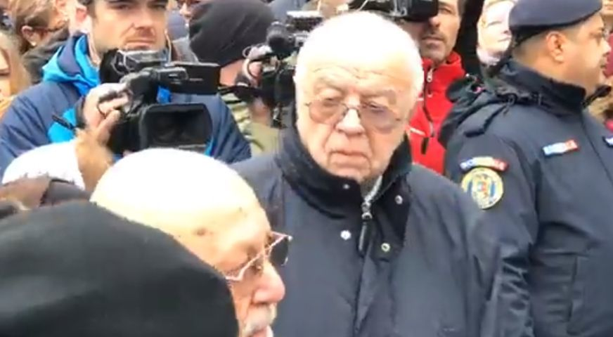 Alexandru Arşinel, la înmormântarea Stelei Popescu