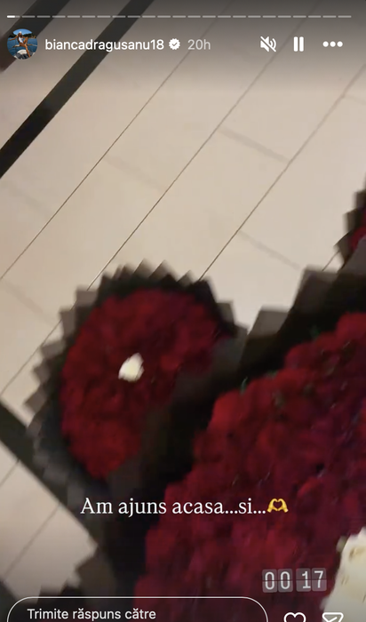 Bianca Drăgușanu, răsfățată cu buchete uriașe de trandafiri după despărțirea de Gabi Bădălău. Ce scria în bilețelul misterios