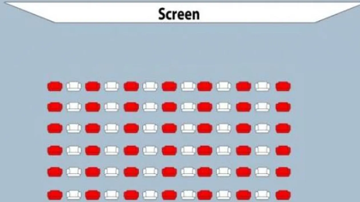 A SABOTAT Valentine's Day! A cumparat TOATE biletele de pe locurile impare ca sa impiedice cuplurile sa stea impreuna!