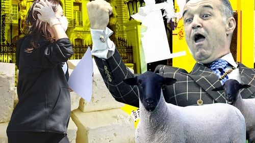 Cum a sărbătorit Gigi Becali noul statut de bunic. Zeci de miei și brânză pe săturate pentru angajați + Tortul pentru party-ul din Pipera a fost adus de...