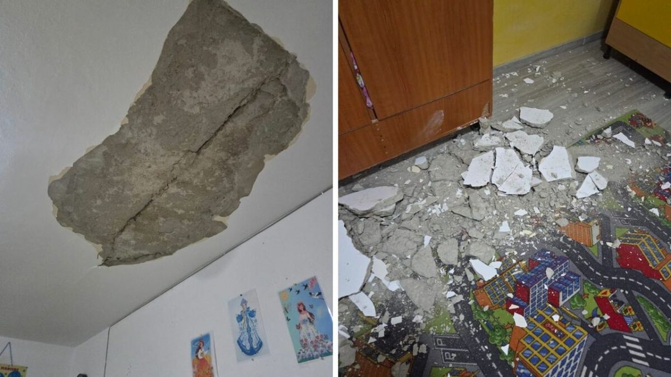 Incident șocant la o grădiniță din Piatra-Neamț! Tavanul a cedat în timpul programului