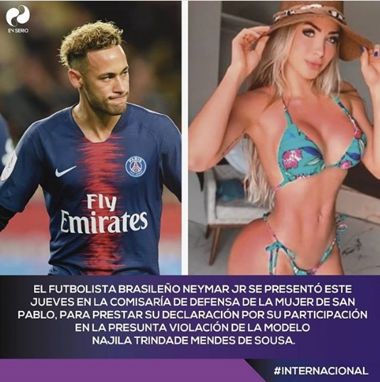 Neymar a fost audiat peste 5 ore în procesul în care este acuzat de viol. Ce a declarat fotbalistul la plecare din secția de poliție