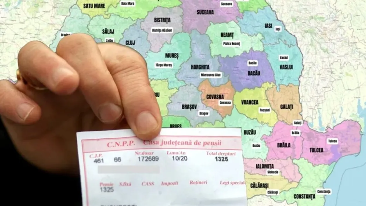 Orașul din România cu cele mai mari pensii în 2026. Care sunt cele 10 localități cu cei mai bogați pensionari