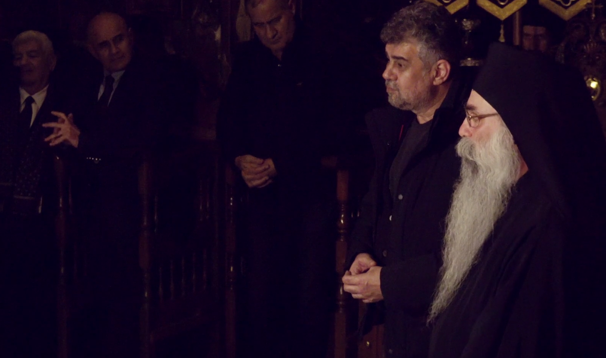 Marcel Ciolacu a plecat la muntele Athos, de ziua lui/ Sursa foto: Captură video orthodoxianewsagency.gr