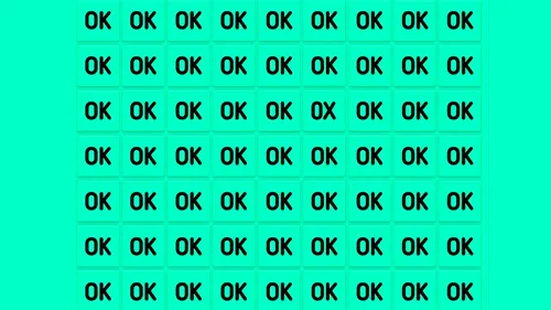 Test de perspicacitate | Găsiți OK-ul care nu este OK. Geniile îl văd în 5 secunde!
