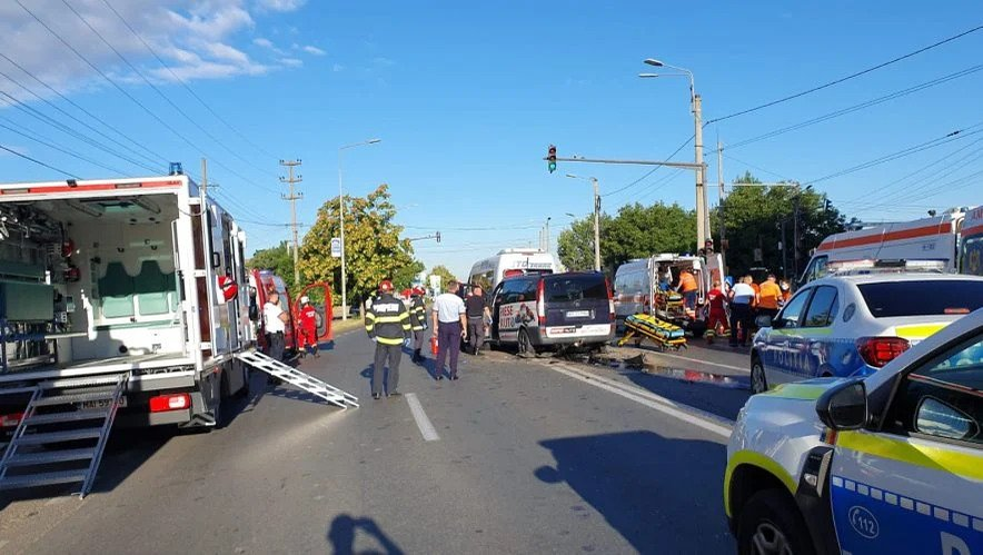 Accident. Foto: ISU Arad
