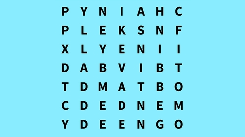 Test de inteligență | Identificați cuvântul "MAX" în maximum 6 secunde!