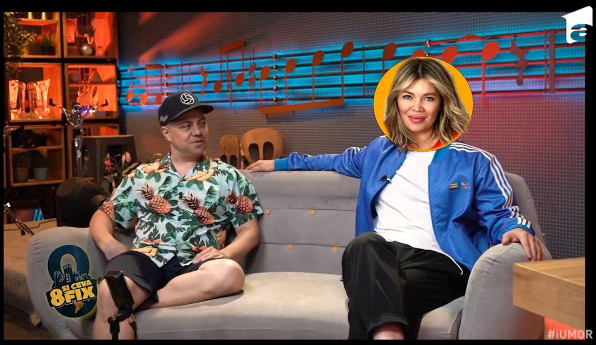 Dan Badea și Smiley cu fața acoperită. Sursă foto: capturi video