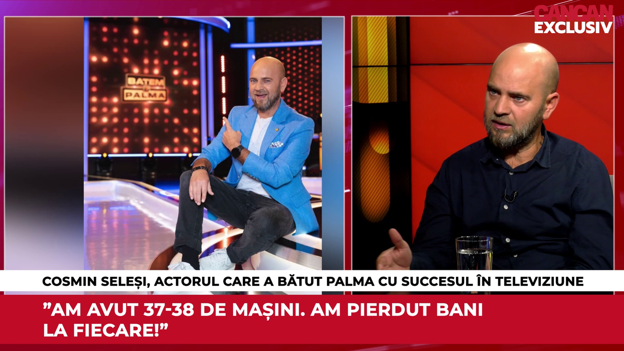 Cosmin Seleși face show la CANCAN EXCLUSIV, dar și de luni până vineri, între orele 18-19, la Pro TV (Foto: captură video)