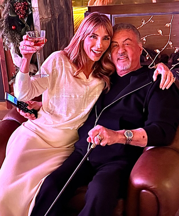 Stallone și soția sa, sursa-captură social media Sylvester Stallone
