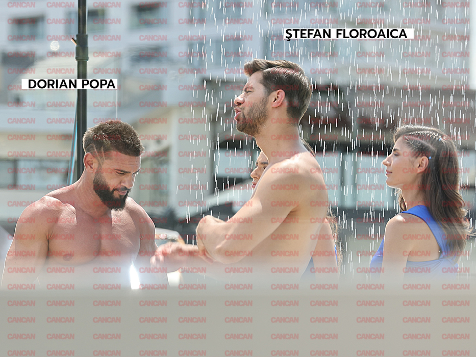 Actorul din "Lia" și antreprenorul din Domnești au încins imaginația domnișoarelor de pe set (Foto: CANCAN.RO)