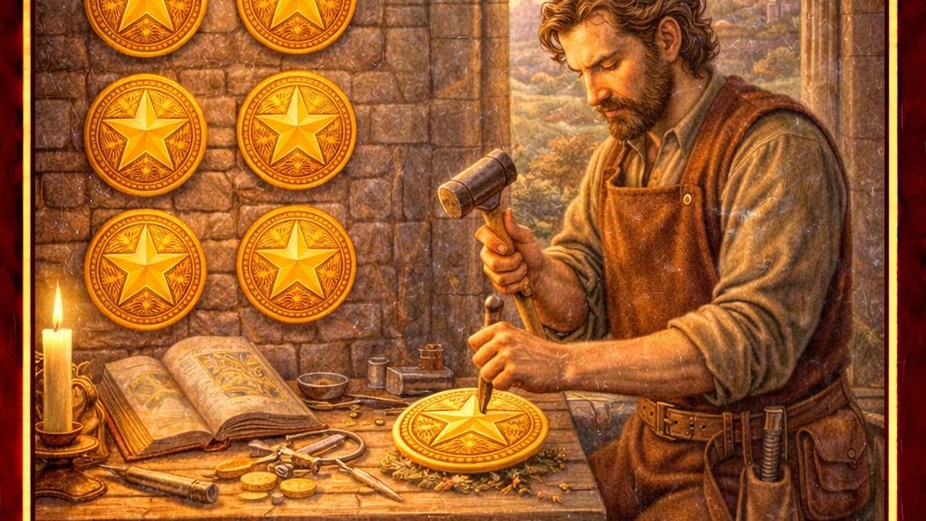 Cartea de Tarot a zilei de 30 decembrie 2025. Cartea zilei, Opt de Monede: succesul nu vine peste noapte