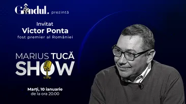 Marius Tucă Show începe marți, 10 ianuarie, de la ora 20.00, live pe gândul.ro