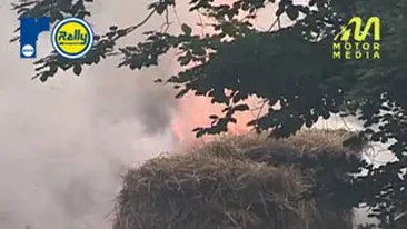 Titi Aur a dat foc decorului in raliul Sinaia Forever! Vezi aici cum si-a pus concurentii in mare pericol!