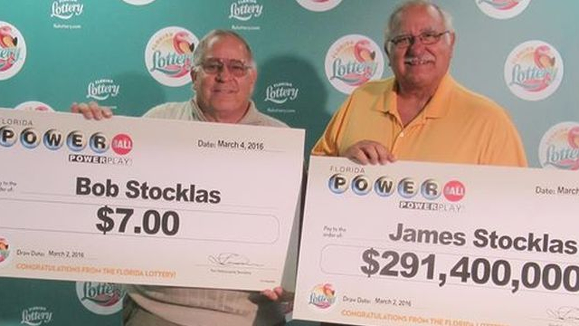 Noroc în lanţ: doi fraţi din Florida au câştigat în acelaşi timp la loterie!