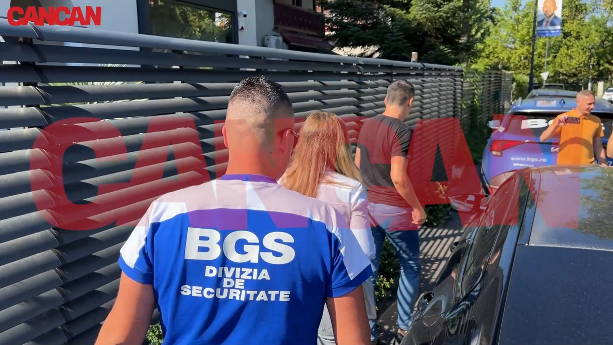 Bodygurazii au însosțit-o pe Simona Halep până la vila din Primăverii / (Foto:CANCAN.RO)