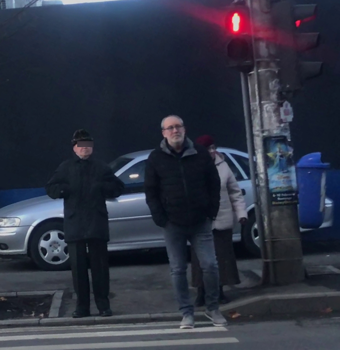 Florin Busuioc traversează pe roșu