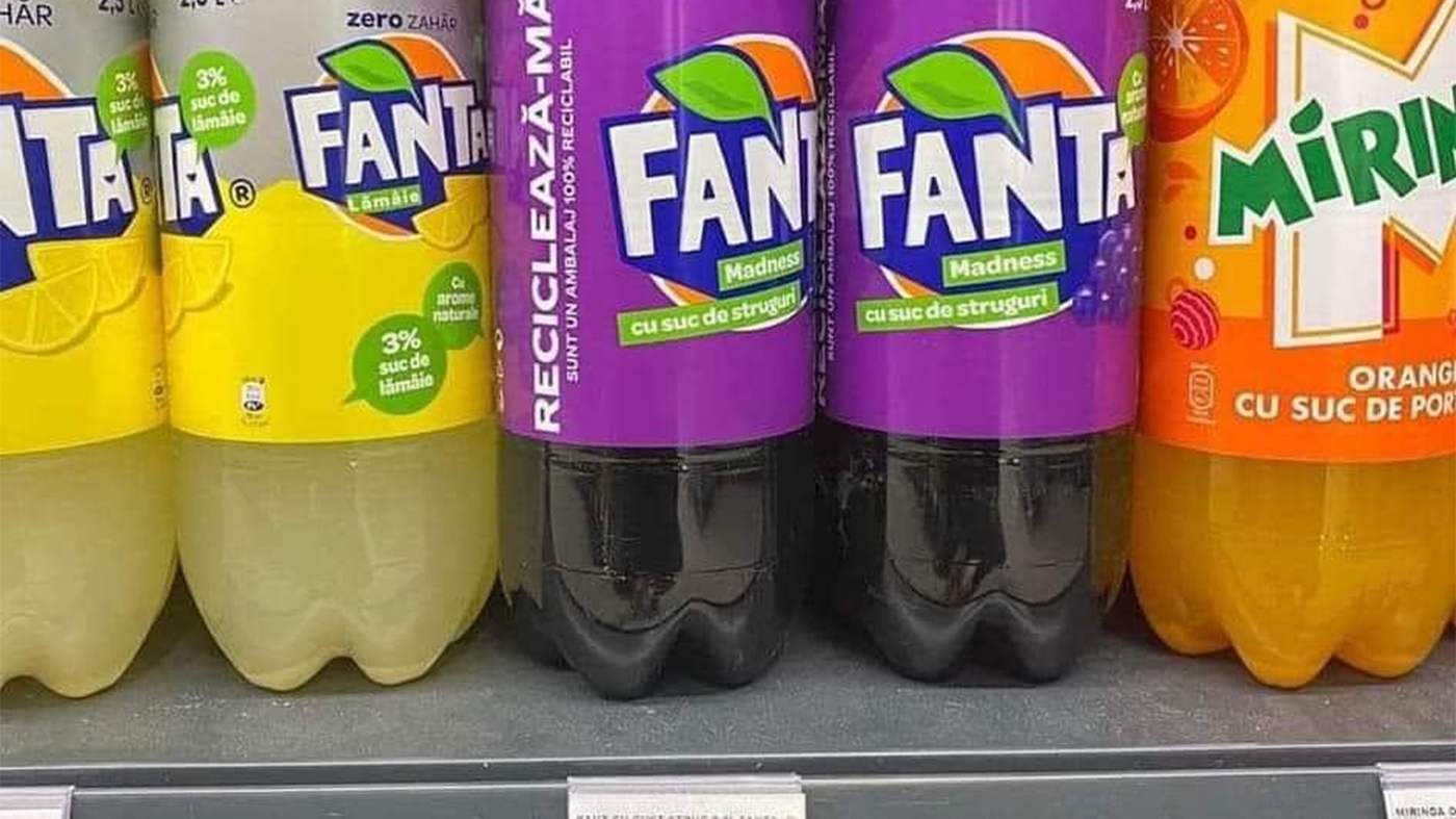 Ce conține cu adevărat Fanta de struguri? Ce scrie pe etichetă, de fapt
