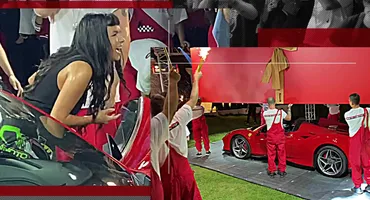 E cea mai ascultată artistă din Europa și a primit o bijuterie pe patru roți. Inna se va plimba cu Ferrari F8 decapotabil de 350.000 €