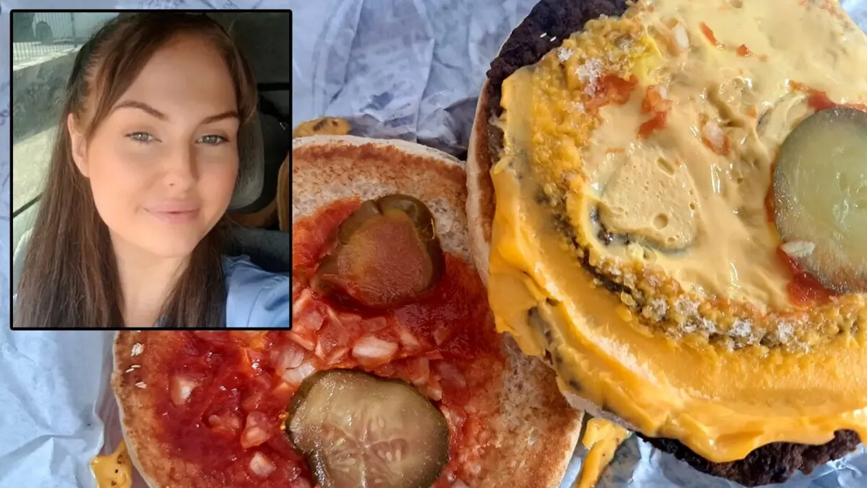 Mi-e rău! Ce a găsit o clientă în cheeseburger-ul cumpărat de la McDonald's. Nici la Sunt celebru, scoate-mă de aici de la Pro TV nu vezi așa ceva!