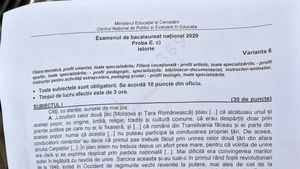 BAC 2023 | Cum se rezolvă subiectele de azi de la istorie. Baremul de corectare