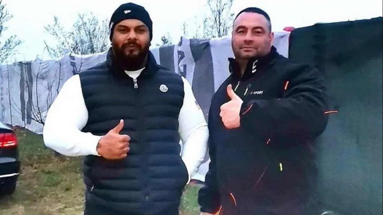 Bebino a încins grătarul în curtea casei în care s-a mutat de curând. Bodyguardul VIP-urilor i-a fost invitat