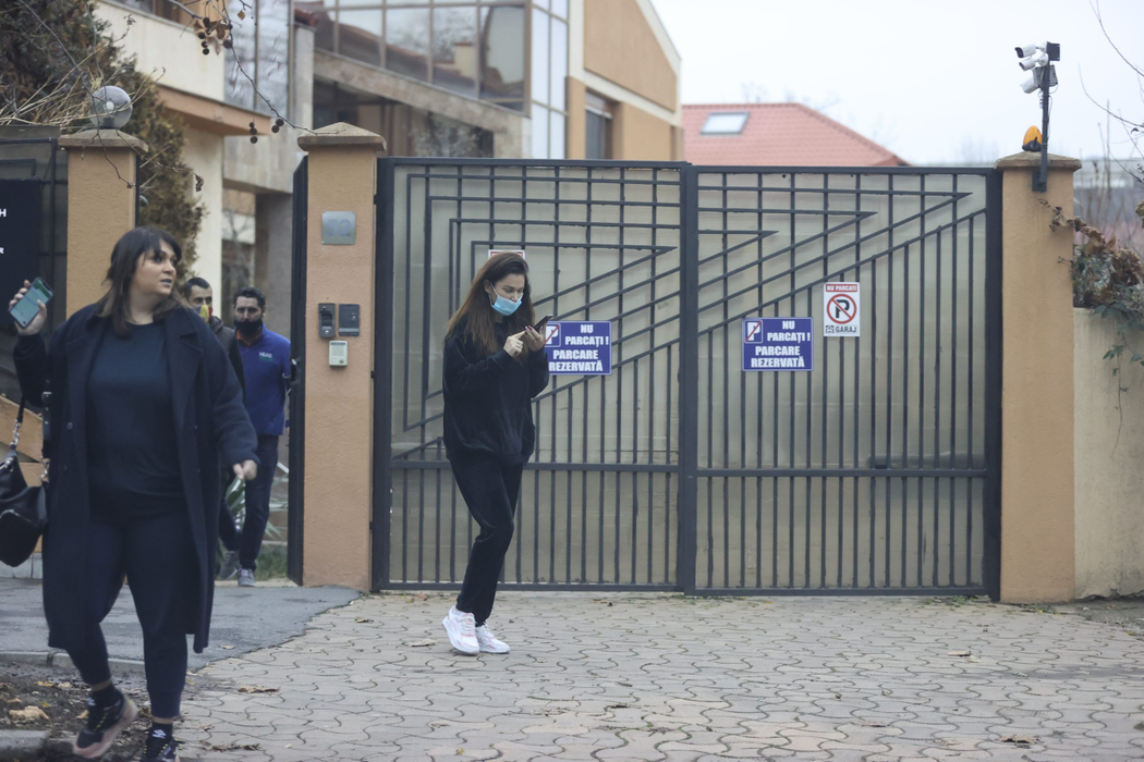 Nicoleta Luciu, zilele trecute, în zona de nord a Capitalei