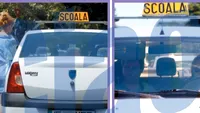 Scolarita Ioana se viseaza soferita! Iubita lui Ducu Ion face scoala auto in minijup!