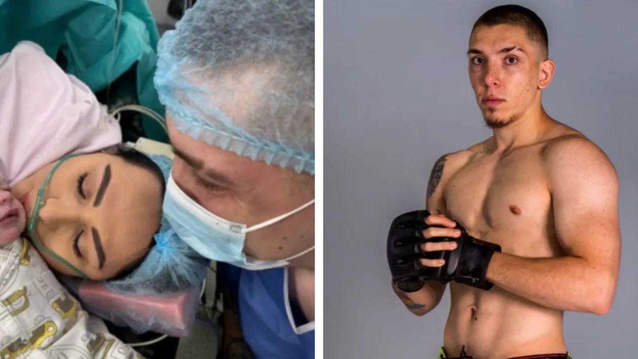 Iubita lui Mihai Zmărăndescu a născut! Luptătorul a publicat prima imagine cu fiul său