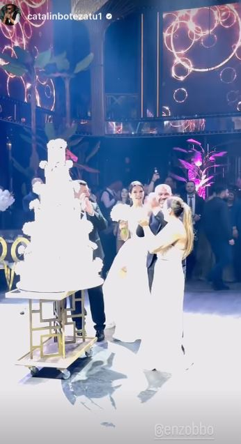 Enzo de la Chefi la cuțite s-a căsătorit religios cu Cristina Ene! Primele imagini de la nunta nepotului lui Joshua Castellano