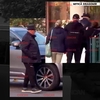 Imagini de la priveghiul lui Viorel Păunescu. Mitică Dragomir, printre primii care au venit să-și ia rămas-bun de la fostul președinte al Stelei