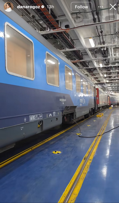 Experiență de neuitat pentru Dana Rogoz în Italia. A trecut marea cu trenul