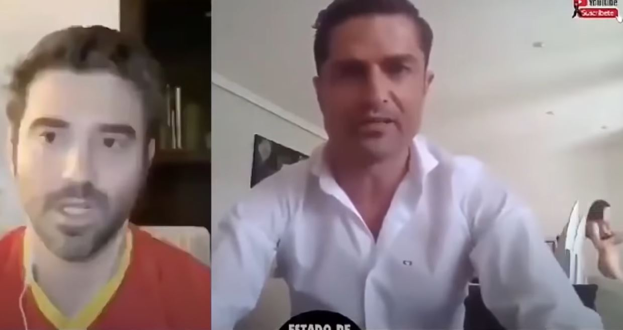 Un prezentator din Spania, prins în direct, la TV, că își înșeală iubita! Aproape goală, amanta a trecut prin fața camerei de filmat