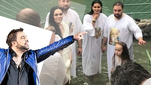 Florin Salam s-a botezat în Iordan!