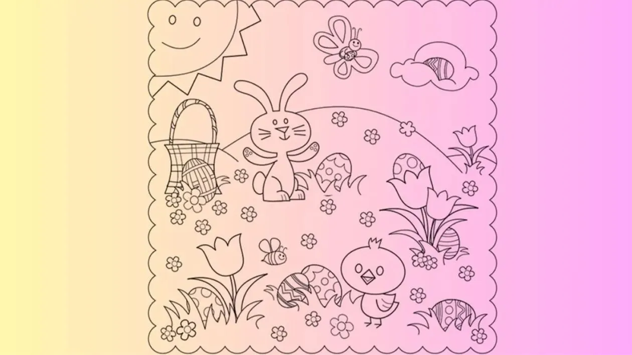 Iluzie optică de Paște | Câte ouă puteți găsi în această poză?