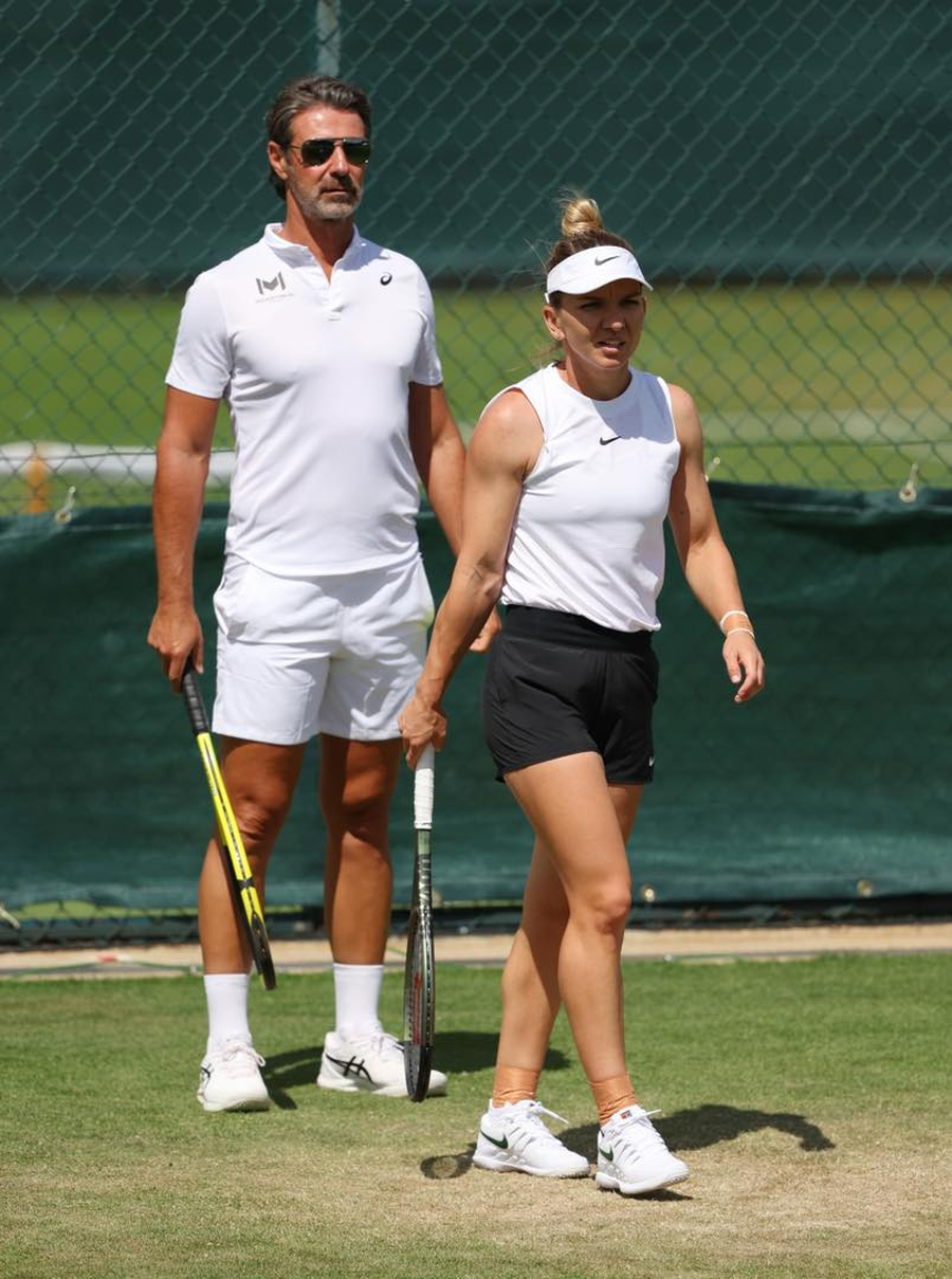 Patrick Mouratoglou și Simona Halep (Foto: Facebook)